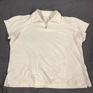 Yellow Striped Striped T shirt